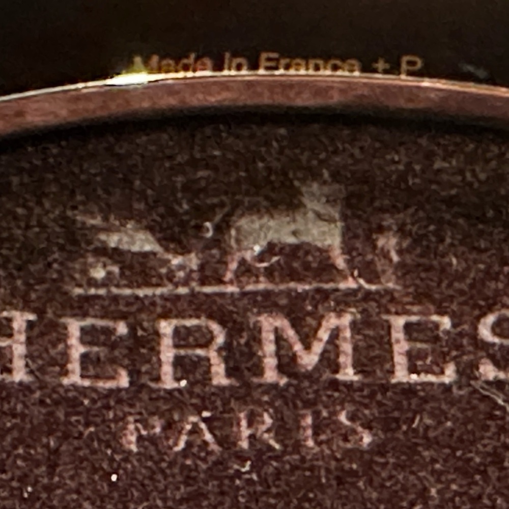 Herms Caleche Enamel Narrow Bangle - image 5